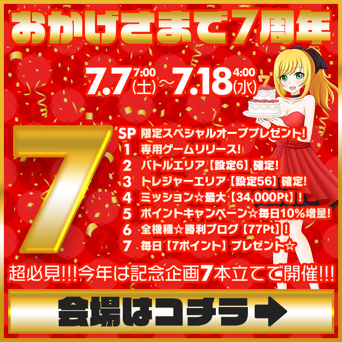 7周年イベントバナー