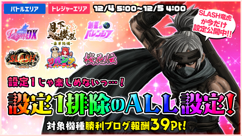 【必打】設定1じゃ楽しめないっ！設定1排除ALL設定DAY！！